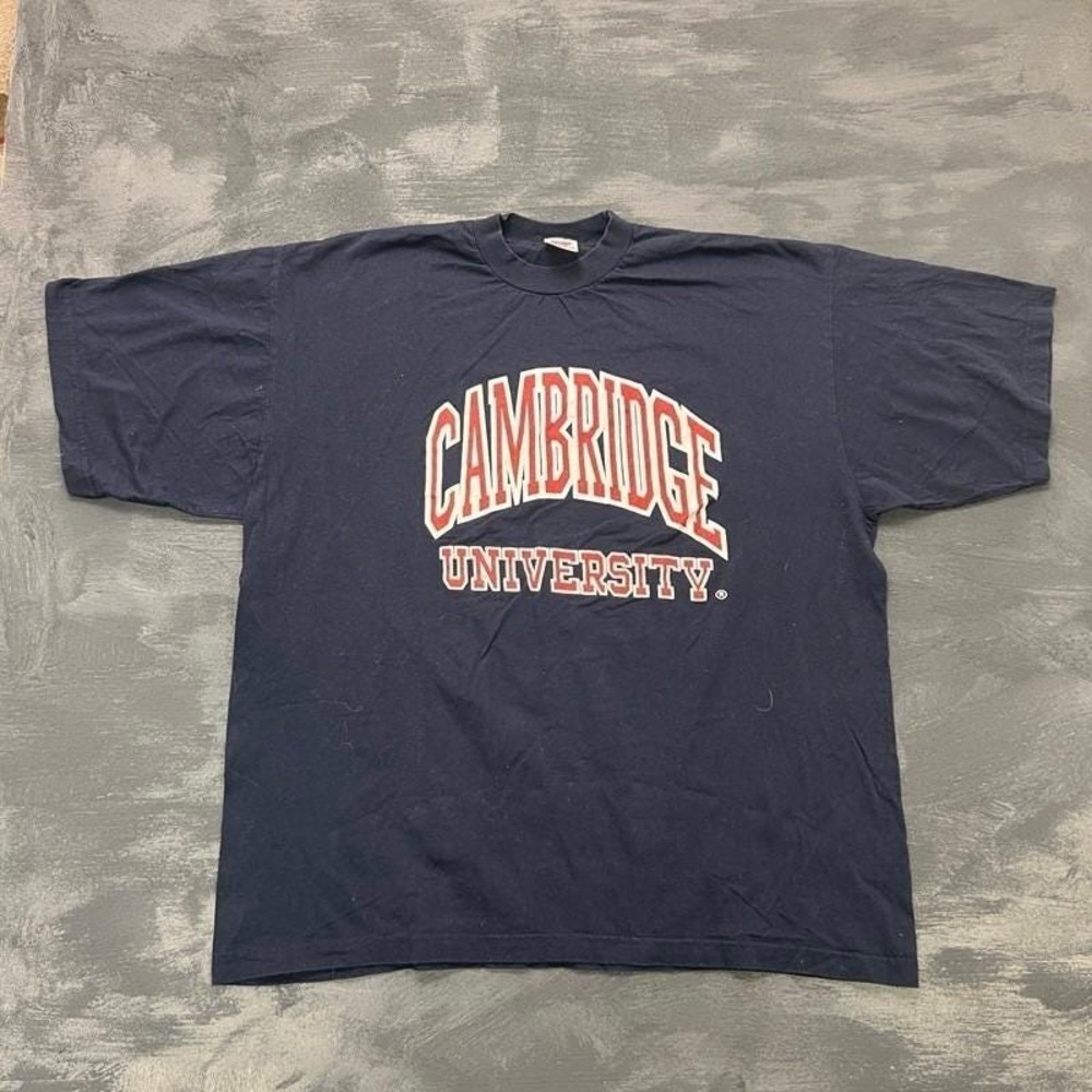 Vintage Cambridge University Shirt Mens XXL Blue 1990s